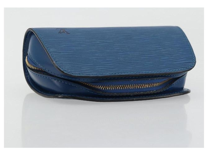 LOUIS VUITTON Pochette Dauphine PM Epi Blu M48445 LV Auth BA12330 - vista 5