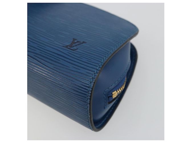 LOUIS VUITTON Pochette Dauphine PM Epi Blu M48445 LV Auth BA12330 - vista 7