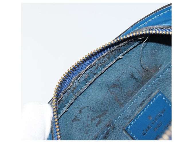 LOUIS VUITTON Pochette Dauphine PM Epi Blu M48445 LV Auth BA12330 - vista 9