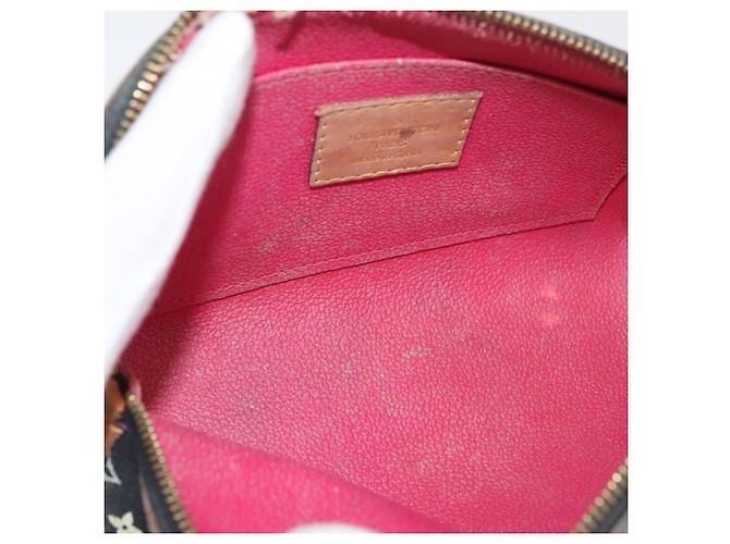 LOUIS VUITTON Pochette Cosmetica Multicolore Nera M47355 LV Auth 176857 Nero - vista 11