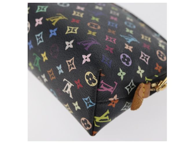 LOUIS VUITTON Pochette Cosmetica Multicolore Nera M47355 LV Auth 176857 Nero - vista 16