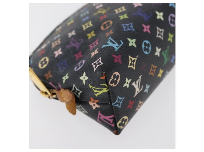 LOUIS VUITTON Pochette Cosmetica Multicolore Nera M47355 LV Auth 176857 Nero - vista 7