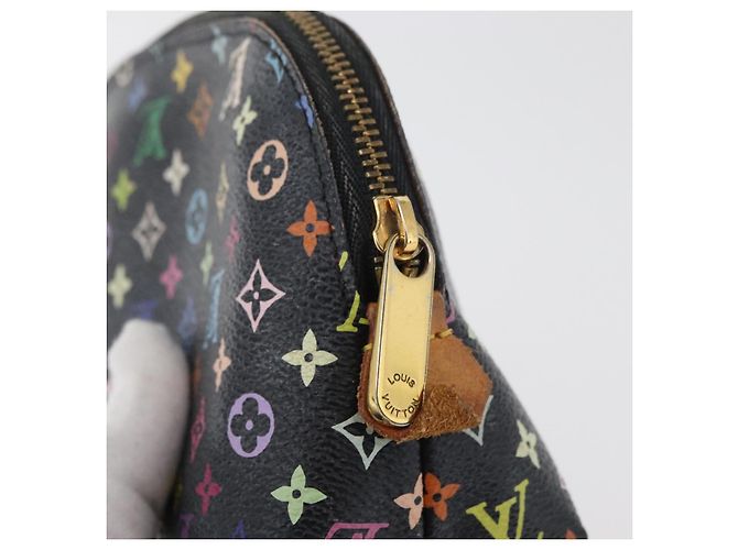 LOUIS VUITTON Pochette Cosmetica Multicolore Nera M47355 LV Auth 176857 Nero - vista 8