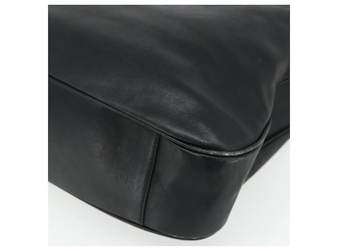 Borsa a Spalla in Pelle Gucci Bamboo 2way Nera Oro 001 1577 Auth ep14290 Nero D'oro - vista 12