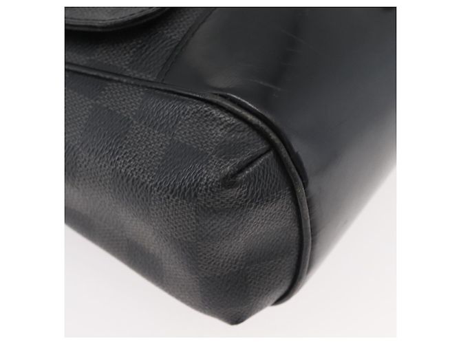 LOUIS VUITTON Borsa a Spalla Messenger PM Damier Graphite N41457 LV Auth 176357 Damier ebene - vista 15