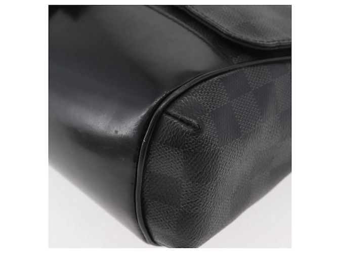 LOUIS VUITTON Borsa a Spalla Messenger PM Damier Graphite N41457 LV Auth 176357 Damier ebene - vista 16