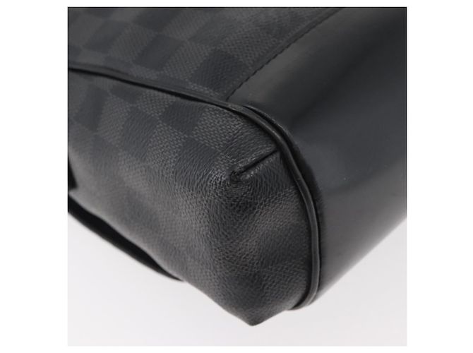 LOUIS VUITTON Borsa a Spalla Messenger PM Damier Graphite N41457 LV Auth 176357 Damier ebene - vista 17