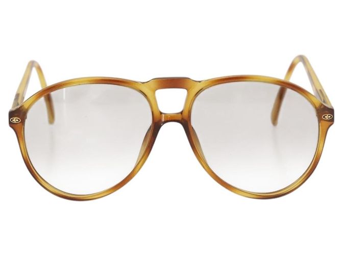 Occhiali da sole GIVENCHY Christian Dior plastica 2 Set Beige Marrone Auth BA12345 - vista 2