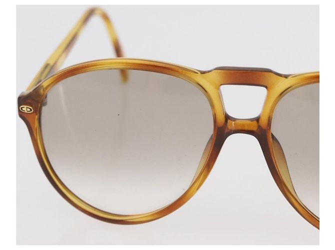 Occhiali da sole GIVENCHY Christian Dior plastica 2 Set Beige Marrone Auth BA12345 - vista 4
