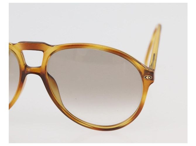 Occhiali da sole GIVENCHY Christian Dior plastica 2 Set Beige Marrone Auth BA12345 - vista 5