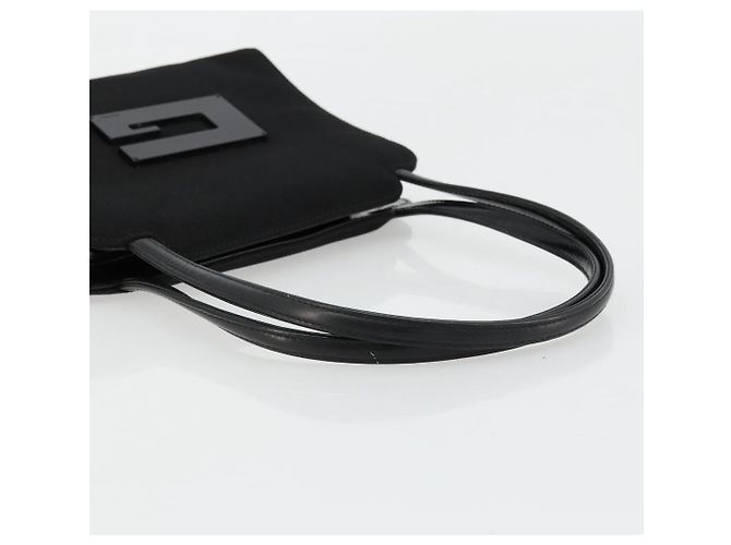 Bolso de mano GUCCI de lona negra 000 0810 Auth bs34708 Negro - vista 7