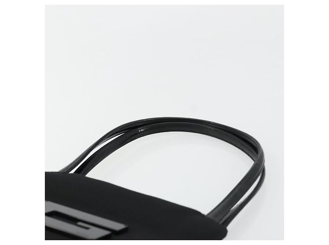 Bolso de mano GUCCI de lona negra 000 0810 Auth bs34708 Negro - vista 8