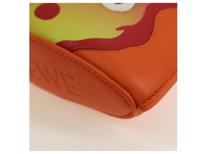 LOEWE - Ghibli Castello Errante Dado Pebble Calcifer Auth 167251SM Arancione - vista 15