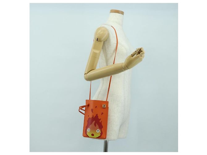 LOEWE - Ghibli Castello Errante Dado Pebble Calcifer Auth 167251SM Arancione - vista 25