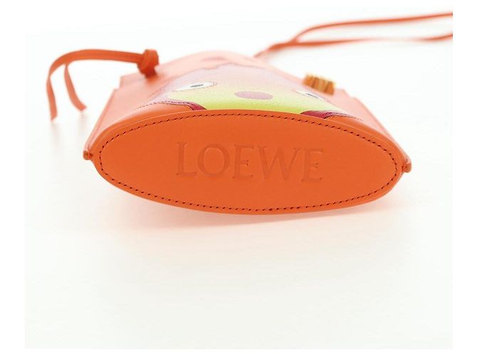LOEWE - Ghibli Castello Errante Dado Pebble Calcifer Auth 167251SM Arancione - vista 5