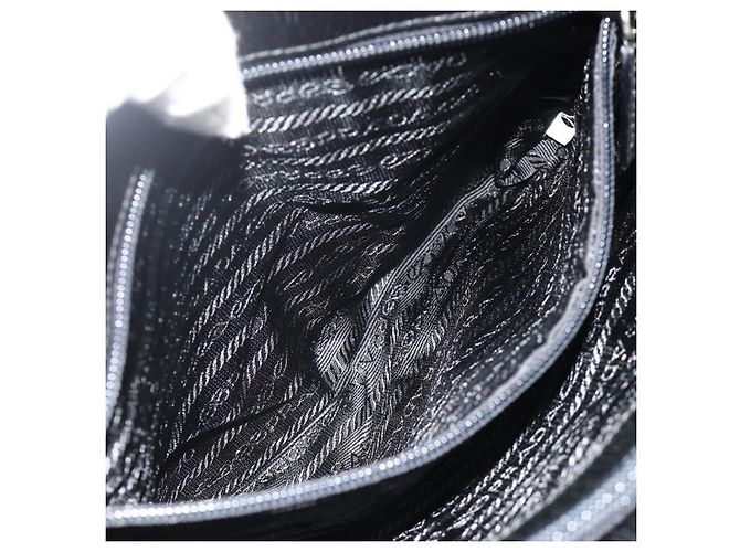 PRADA Tote Bag aus Nylon in Hellblau Silber authentisch bs34601 - Ansicht 21