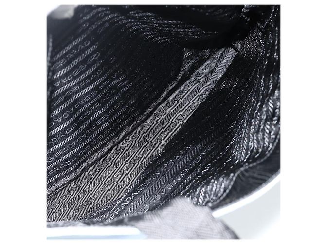 PRADA Tote Bag aus Nylon in Hellblau Silber authentisch bs34601 - Ansicht 24