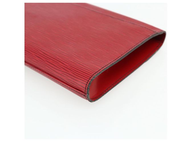 LOUIS VUITTON Clutch Art Déco Epi Rosso M52637 LV Auth ep14325 - vista 15