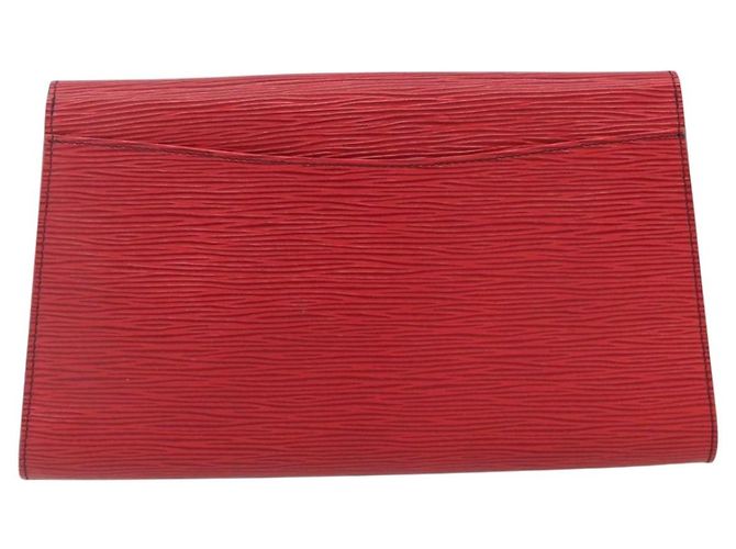 LOUIS VUITTON Clutch Art Déco Epi Rosso M52637 LV Auth ep14325 - vista 2