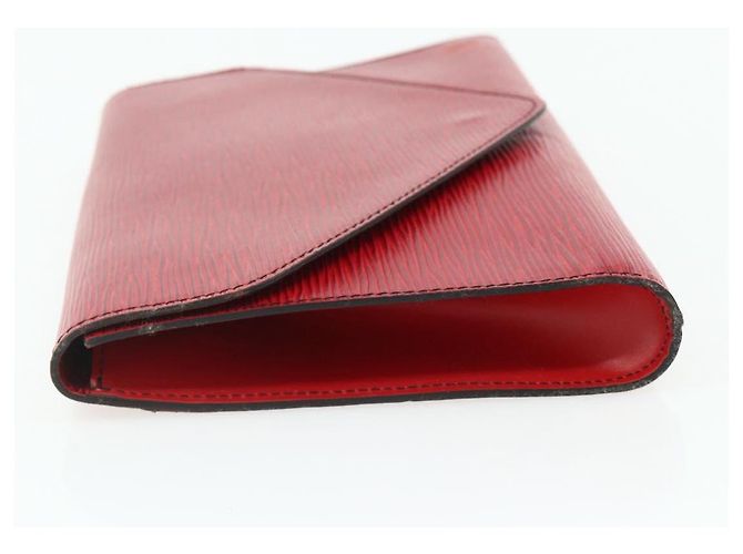 LOUIS VUITTON Clutch Art Déco Epi Rosso M52637 LV Auth ep14325 - vista 3