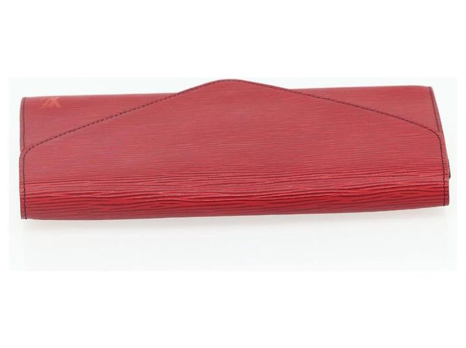 LOUIS VUITTON Clutch Art Déco Epi Rosso M52637 LV Auth ep14325 - vista 5