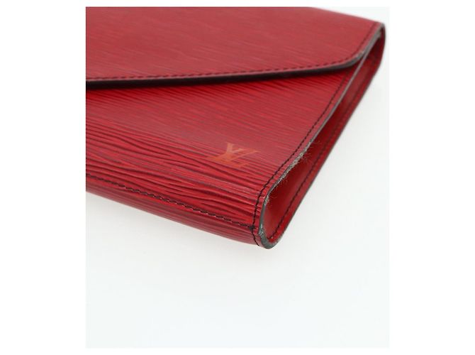 LOUIS VUITTON Clutch Art Déco Epi Rosso M52637 LV Auth ep14325 - vista 7
