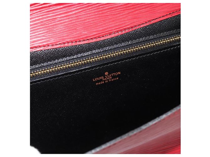 LOUIS VUITTON Clutch Art Déco Epi Rosso M52637 LV Auth ep14325 - vista 9
