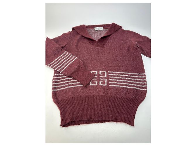 Vintage Givenchy Gentleman Strickpullover burgunder L Bordeaux - Ansicht 5
