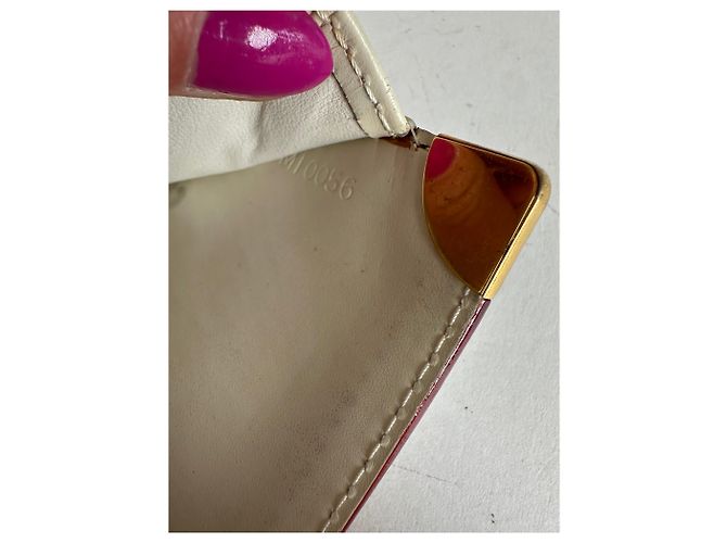 Vintage Louis Vuitton Suhali Compact Wallet Cream Goat Leather - view 6