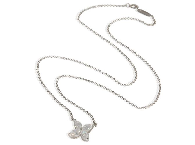 Pendente Victoria Grande Modello in Platino e Diamante Tiffany & Co. - vista 3