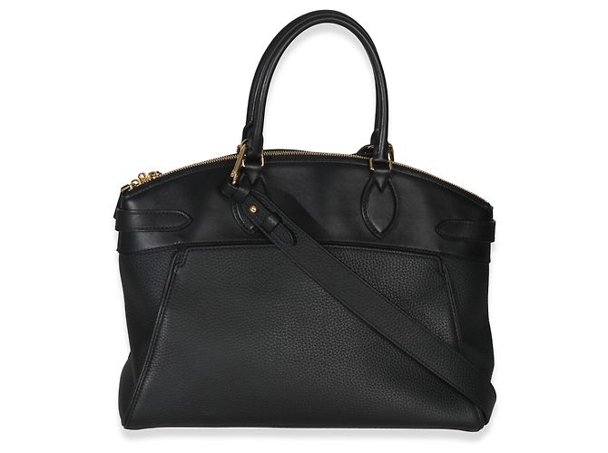 Louis Vuitton Monogram Vendome MM in pelle di vitello grana nera Nero - vista 2