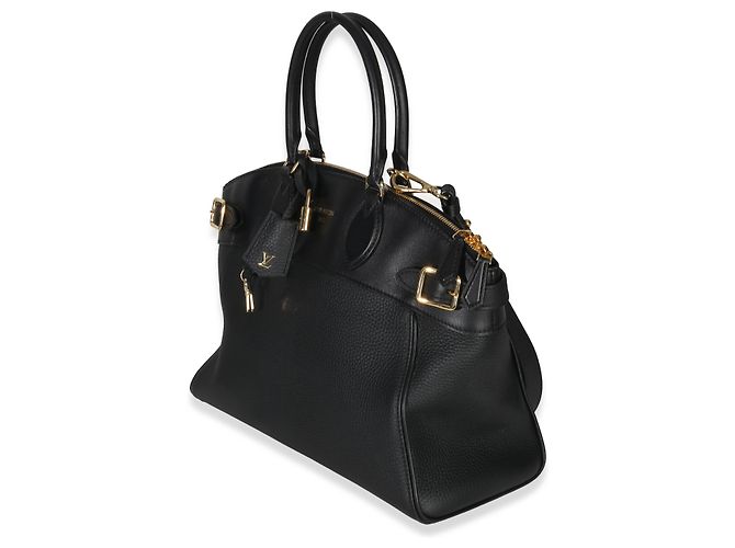 Louis Vuitton Monogram Vendome MM in pelle di vitello grana nera Nero - vista 3