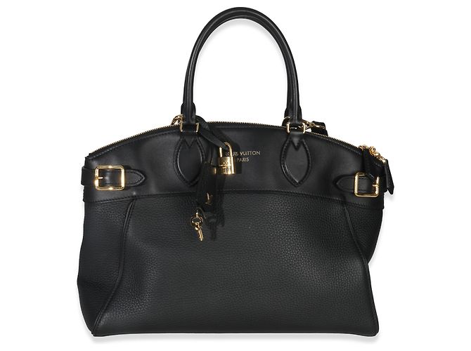 Louis Vuitton Monogram Vendome MM in pelle di vitello grana nera Nero - vista 8