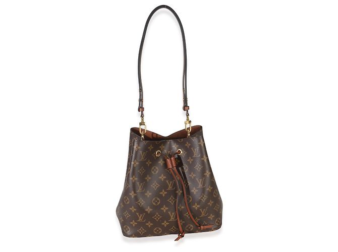 Néonoé Borsa NeoNoé MM in tela Monogram caramello di Louis Vuitton Marrone - vista 5