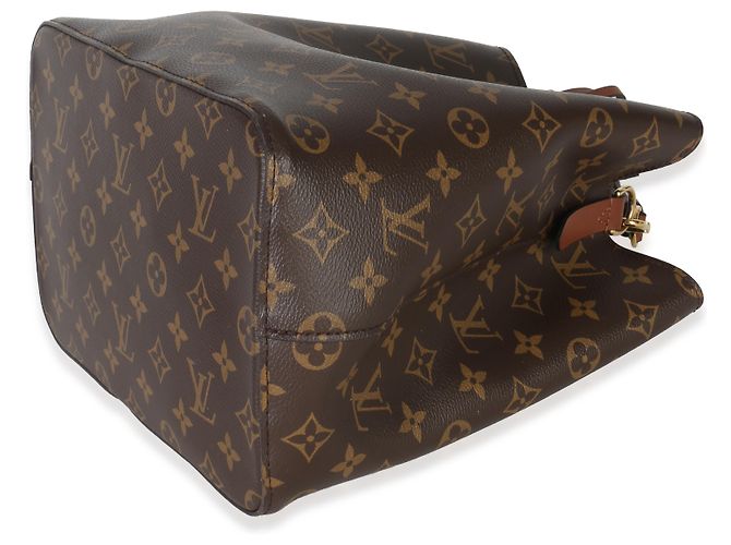 Néonoé Borsa NeoNoé MM in tela Monogram caramello di Louis Vuitton Marrone - vista 6