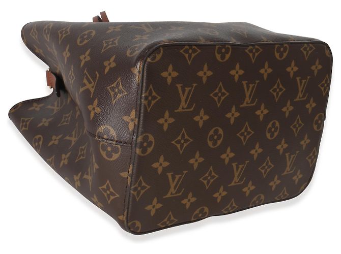 Néonoé Borsa NeoNoé MM in tela Monogram caramello di Louis Vuitton Marrone - vista 7