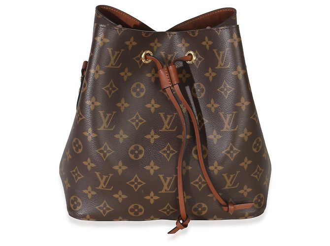 Néonoé Borsa NeoNoé MM in tela Monogram caramello di Louis Vuitton Marrone - vista 8