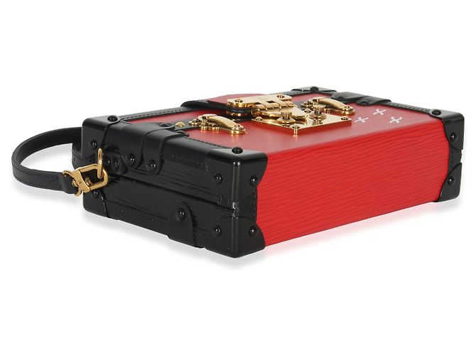 Louis Vuitton Petite Malle Épi Rouge Noir - vista 7