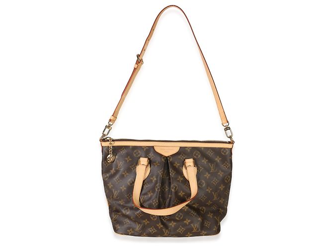 Borsa Palermo PM in tela Monogram Louis Vuitton Marrone - vista 5