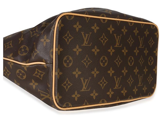 Borsa Palermo PM in tela Monogram Louis Vuitton Marrone - vista 7