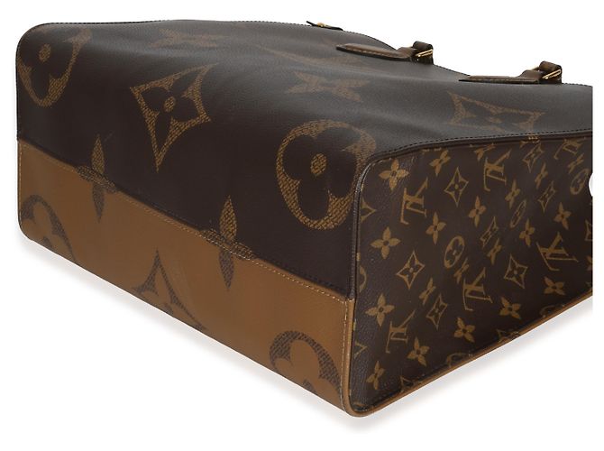 Louis Vuitton Onthego MM Tasche aus riesigem Monogramm-Canvas Braun - Ansicht 6