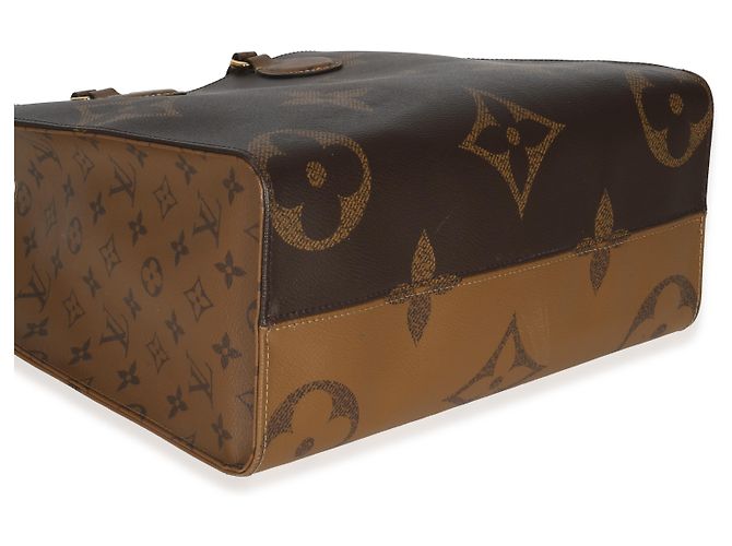 Louis Vuitton Onthego MM Tasche aus riesigem Monogramm-Canvas Braun - Ansicht 7