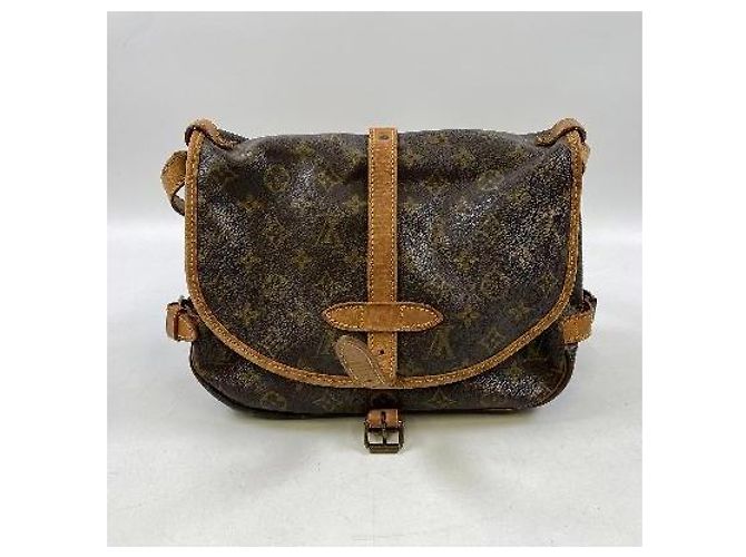 Louis Vuitton Saumur Monogram Canvas 30 Marrone - vista 3