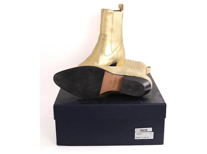 Autre Marque Botas doradas Dorado - vista 5