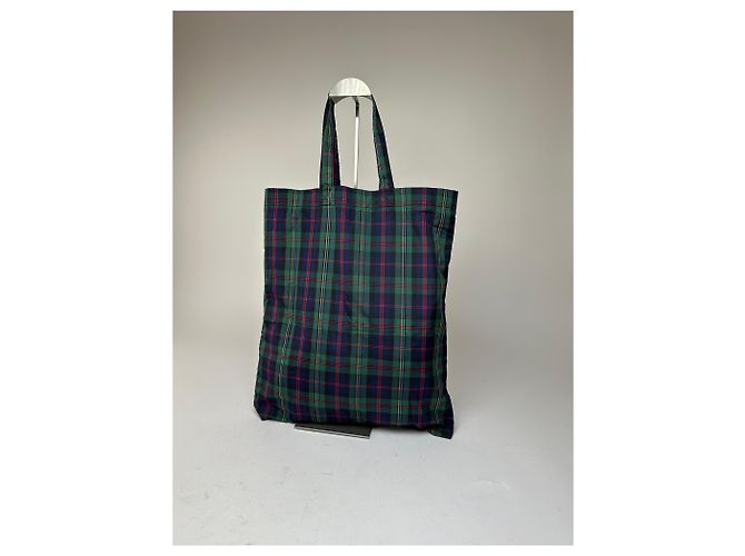 Comme Des Garcons Vintage Comme des Garçons Nylon Tartan Tragetasche grün - Ansicht 2