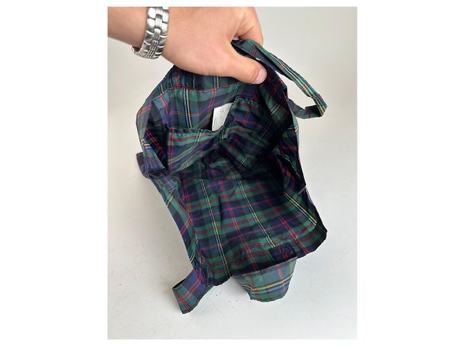 Comme Des Garcons Vintage Comme des Garçons Nylon Tartan Tragetasche grün - Ansicht 3