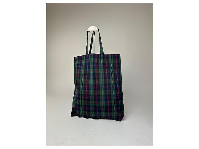 Comme Des Garcons Vintage Comme des Garçons Nylon Tartan Tragetasche grün - Ansicht 5