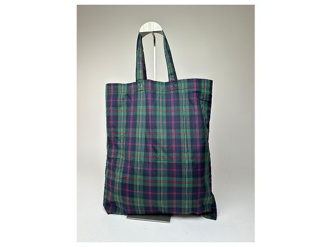Comme Des Garcons Vintage Comme des Garçons Nylon Tartan Tragetasche grün - Ansicht 8