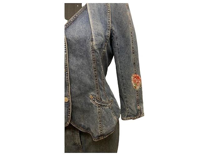 Completo giacca in denim e gonna Galliano per Dior 2005 - vista 5