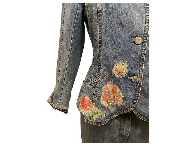 Completo giacca in denim e gonna Galliano per Dior 2005 - vista 6